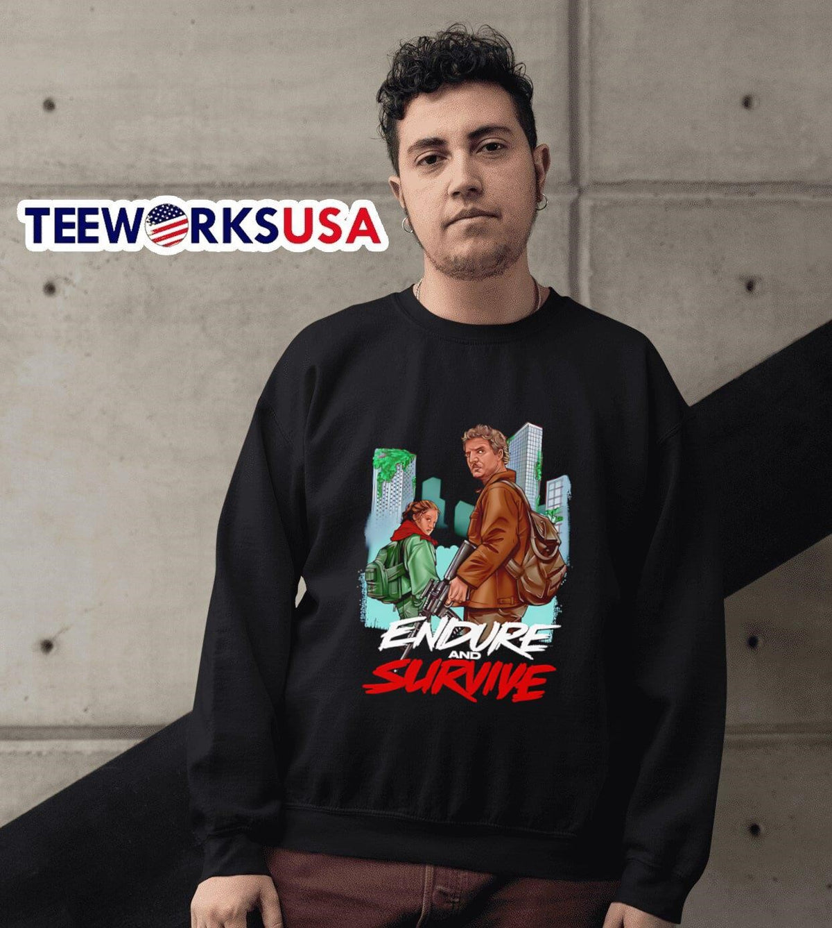 Endure and Survive The Last of Us - Adult & Kids T-Shirts, Sweatshirts & Hoodies apparel design preview 6