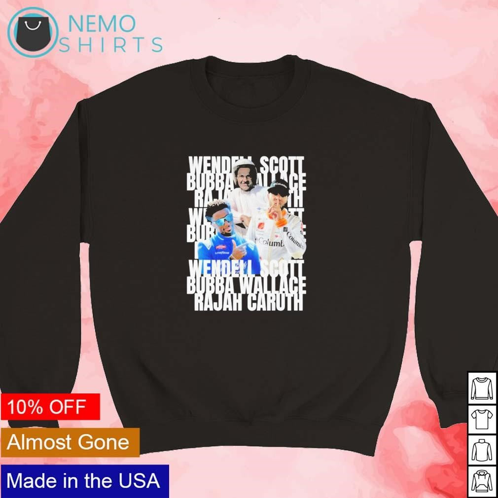Wendell Scott Bubba Wallace Rajah Caruth - Adult & Kids T-Shirts, Sweatshirts & Hoodies apparel design preview 5