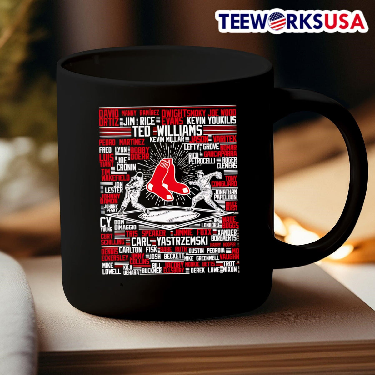 Boston Red Sox player name - Adult & Kids T-Shirts, Sweatshirts & Hoodies apparel design preview 3