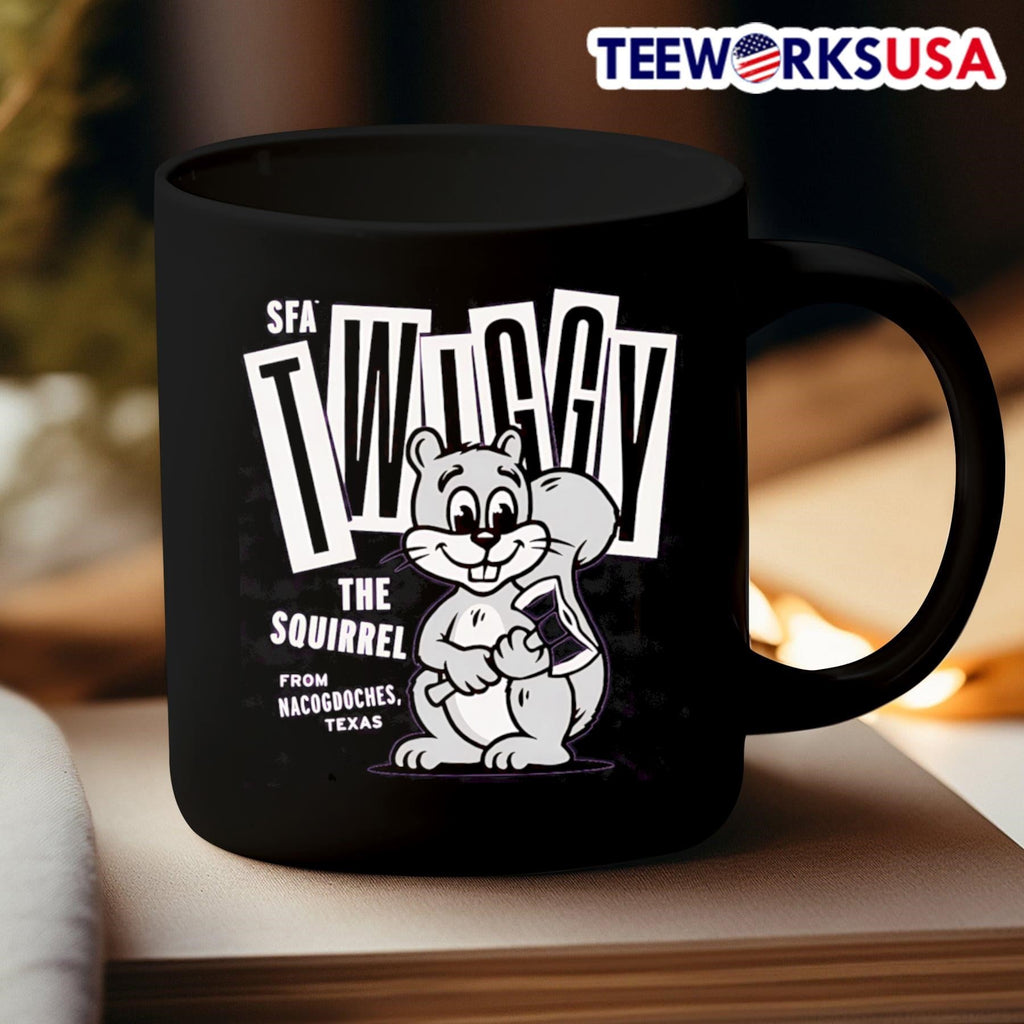 Stephen F. Austin Twiggy the Campus Squirrel - Adult & Kids T-Shirts, Sweatshirts & Hoodies apparel design preview 3
