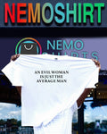 An evil woman is just the average man - Adult & Kids T-Shirts, Sweatshirts & Hoodies apparel design preview 1