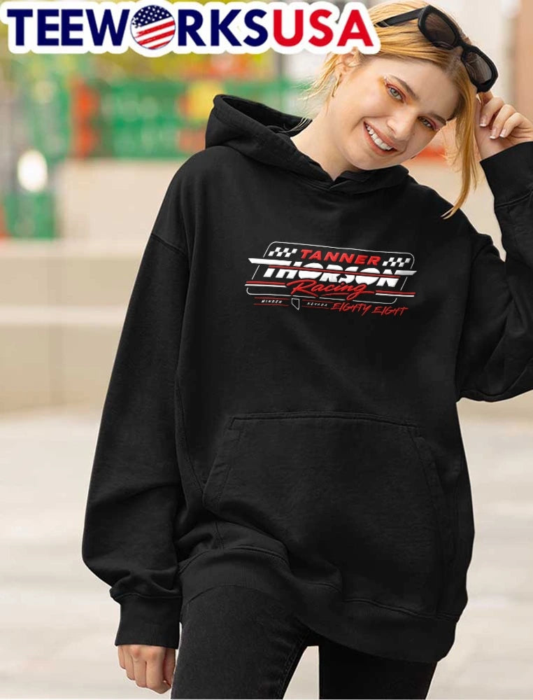 Tanner Thorson Racing Minden Nevada Eighty Eight - Adult & Kids T-Shirts, Sweatshirts & Hoodies apparel design preview 4