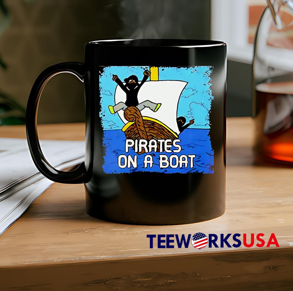 Yuno Pirates On A Boat - Adult & Kids T-Shirts, Sweatshirts & Hoodies apparel design preview 2