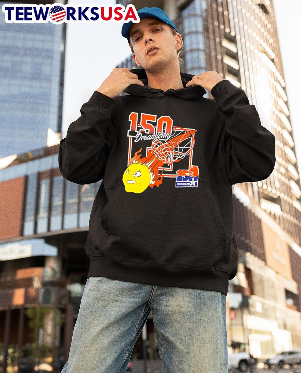 Dreamteam Swoosh - Adult & Kids T-Shirts, Sweatshirts & Hoodies apparel design preview 3