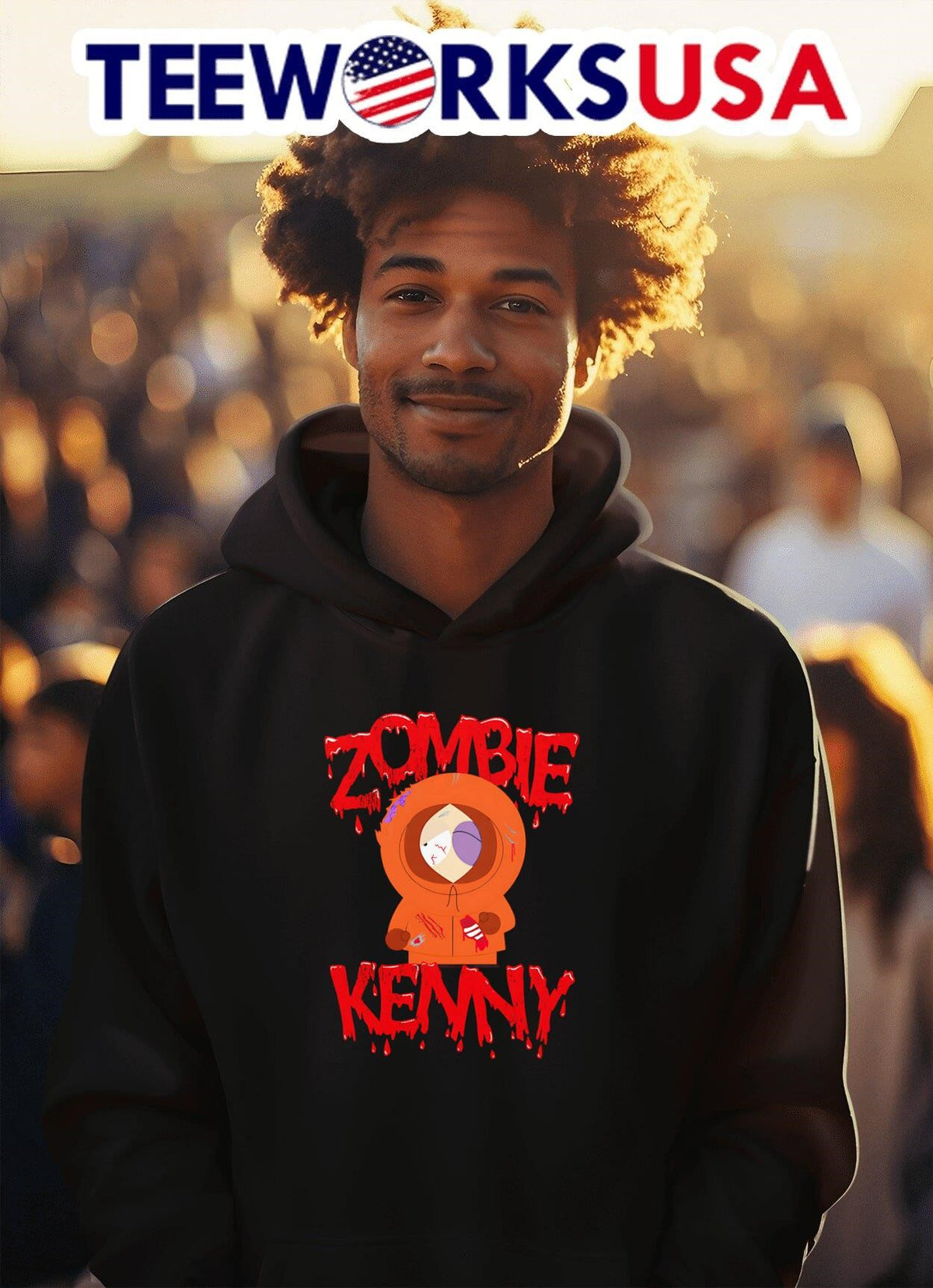 South Park Zombie Kenny - Adult & Kids T-Shirts, Sweatshirts & Hoodies apparel design preview 2
