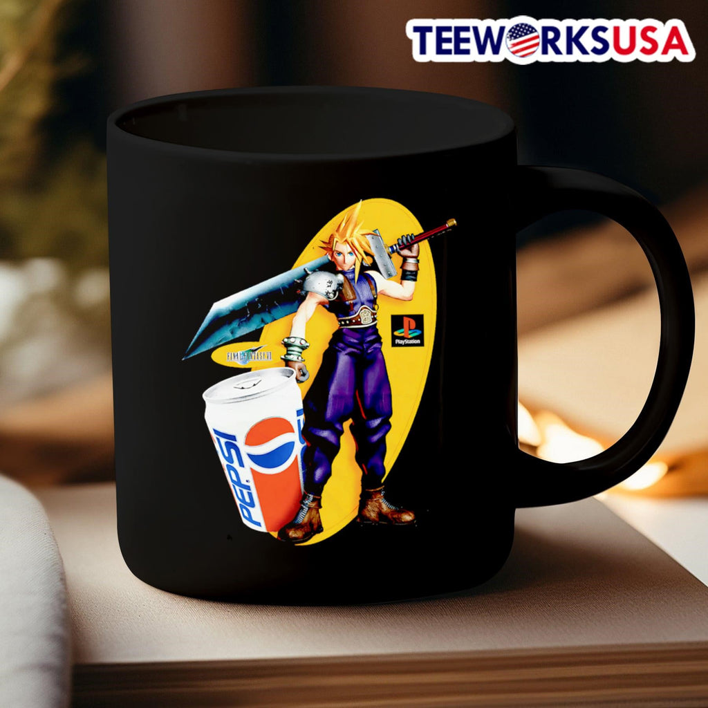 Cloud x Pepsi 1997 - Adult & Kids T-Shirts, Sweatshirts & Hoodies apparel design preview 3