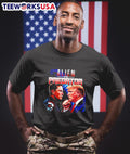 Alien vs Predator Elon Musk Donald Trump - Adult & Kids T-Shirts, Sweatshirts & Hoodies apparel design preview 1