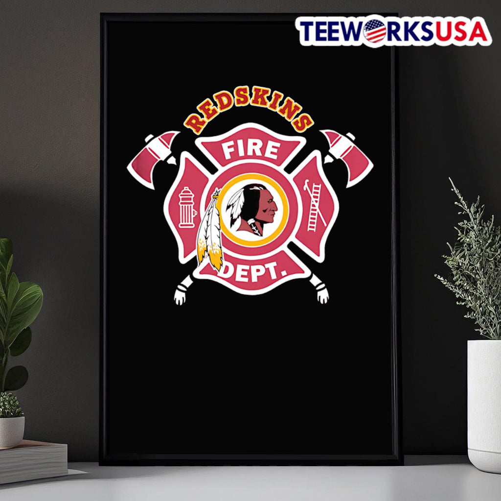 Washington Redskins fire dept - Adult & Kids T-Shirts, Sweatshirts & Hoodies apparel design preview 5