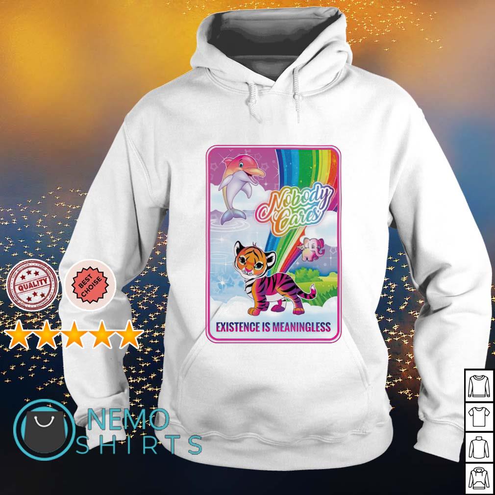 Rainbow nobody existence is meaningless - Adult & Kids T-Shirts, Sweatshirts & Hoodies apparel design preview 2