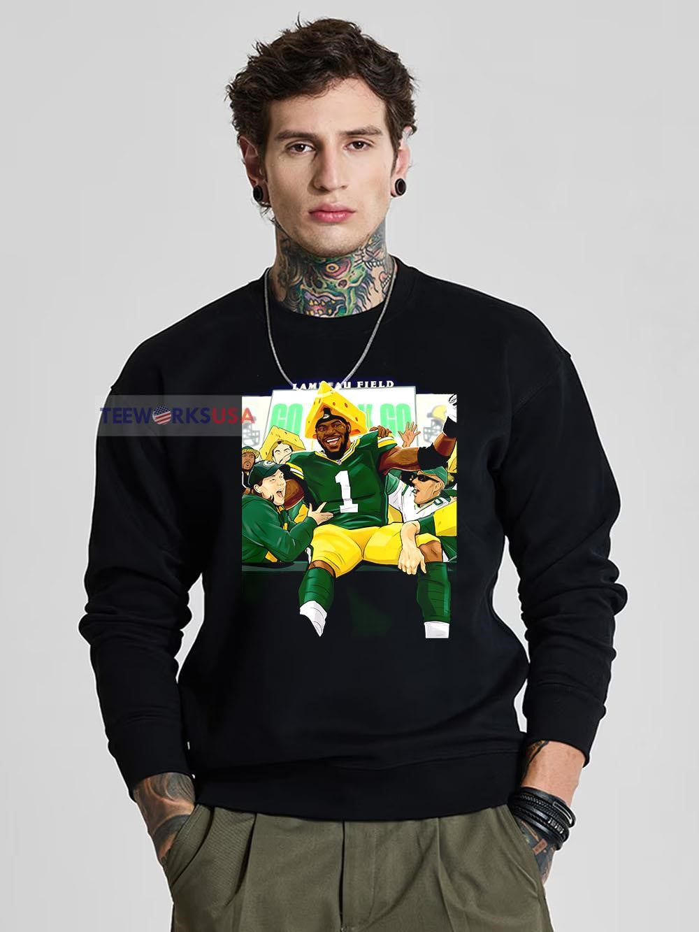 Micah and The Packers beat Commanders - Adult & Kids T-Shirts, Sweatshirts & Hoodies apparel design preview 5