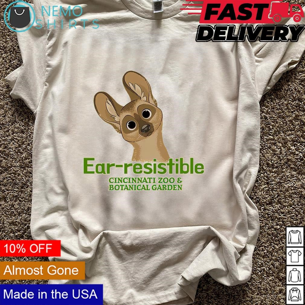 Bat-Eared Fox ear-resistible - Adult & Kids T-Shirts, Sweatshirts & Hoodies apparel design preview 5