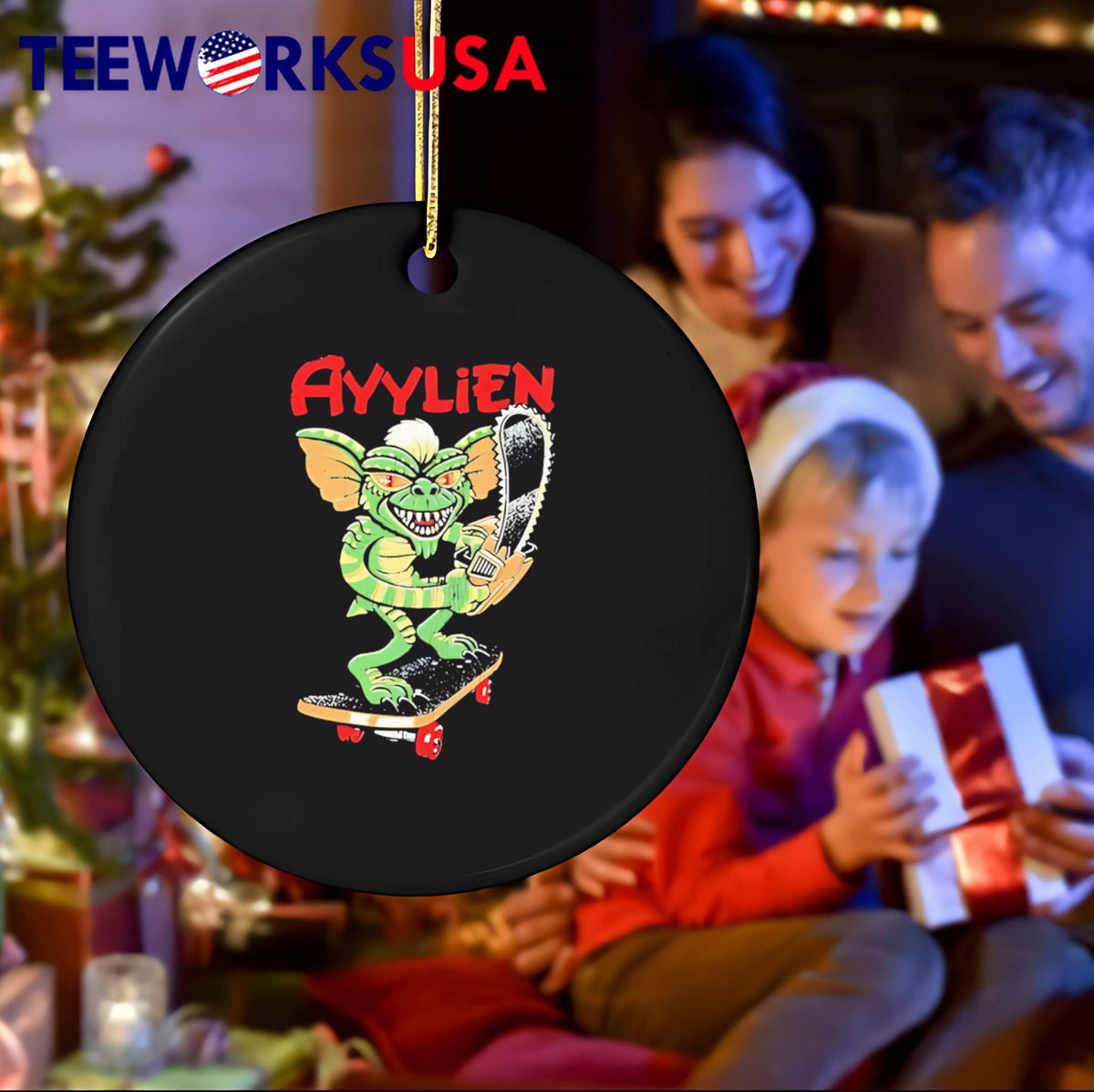 Rubberhose skateboarding gremlin ayylien - Adult & Kids T-Shirts, Sweatshirts & Hoodies apparel design preview 4
