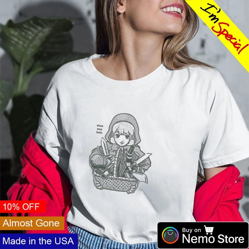Coco Witch Hat Atelier show your teeth - Adult & Kids T-Shirts, Sweatshirts & Hoodies apparel design preview 2