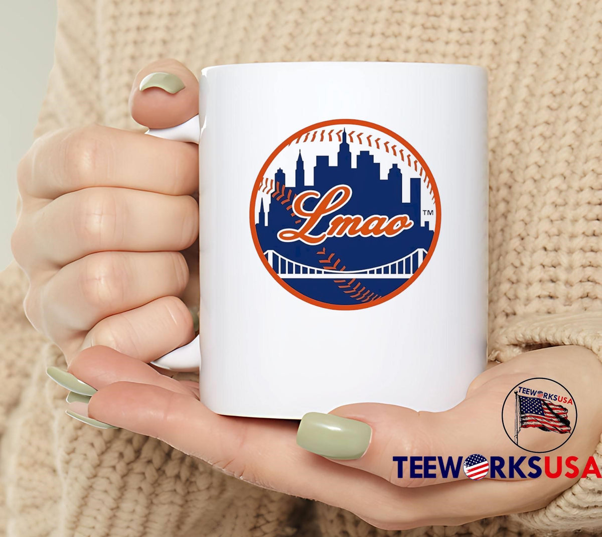 Lmaomets New York Mets logo - Adult & Kids T-Shirts, Sweatshirts & Hoodies apparel design preview 6