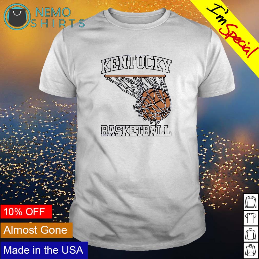 Kentucky Basketball hoop swoosh - Adult & Kids T-Shirts, Sweatshirts & Hoodies apparel design preview 1