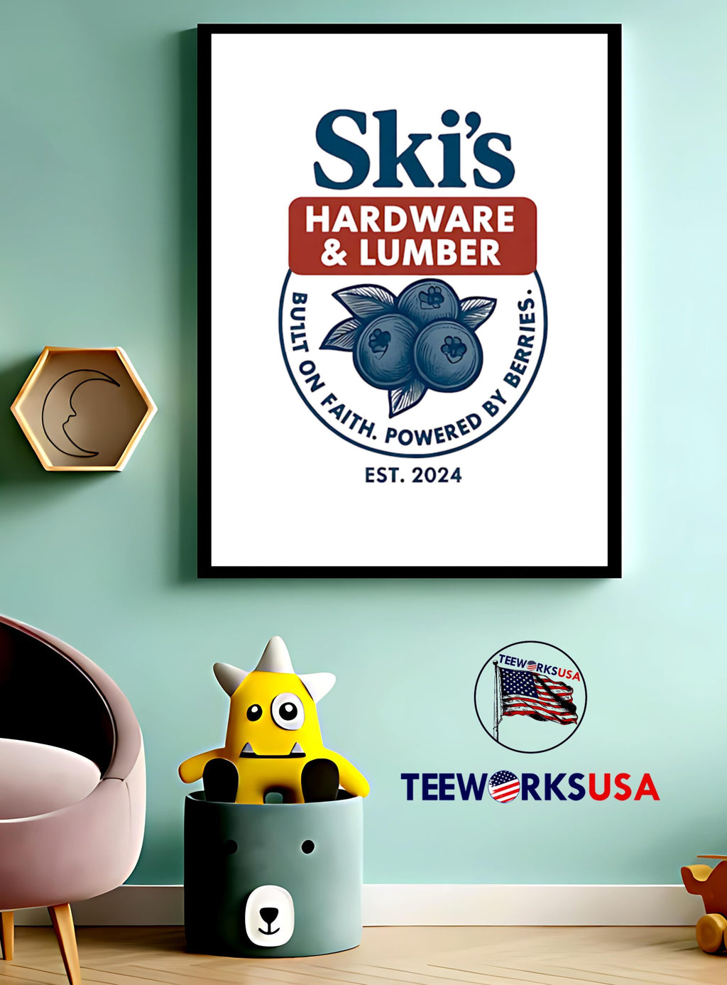Ski's Hardware And Lumber - Adult & Kids T-Shirts, Sweatshirts & Hoodies apparel design preview 3