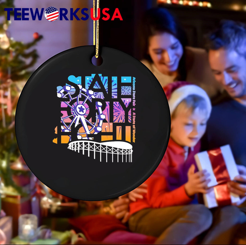 Arizona State Fair A Of Wonder Ferris Wheel Fireworks - Adult & Kids T-Shirts, Sweatshirts & Hoodies apparel design preview 4