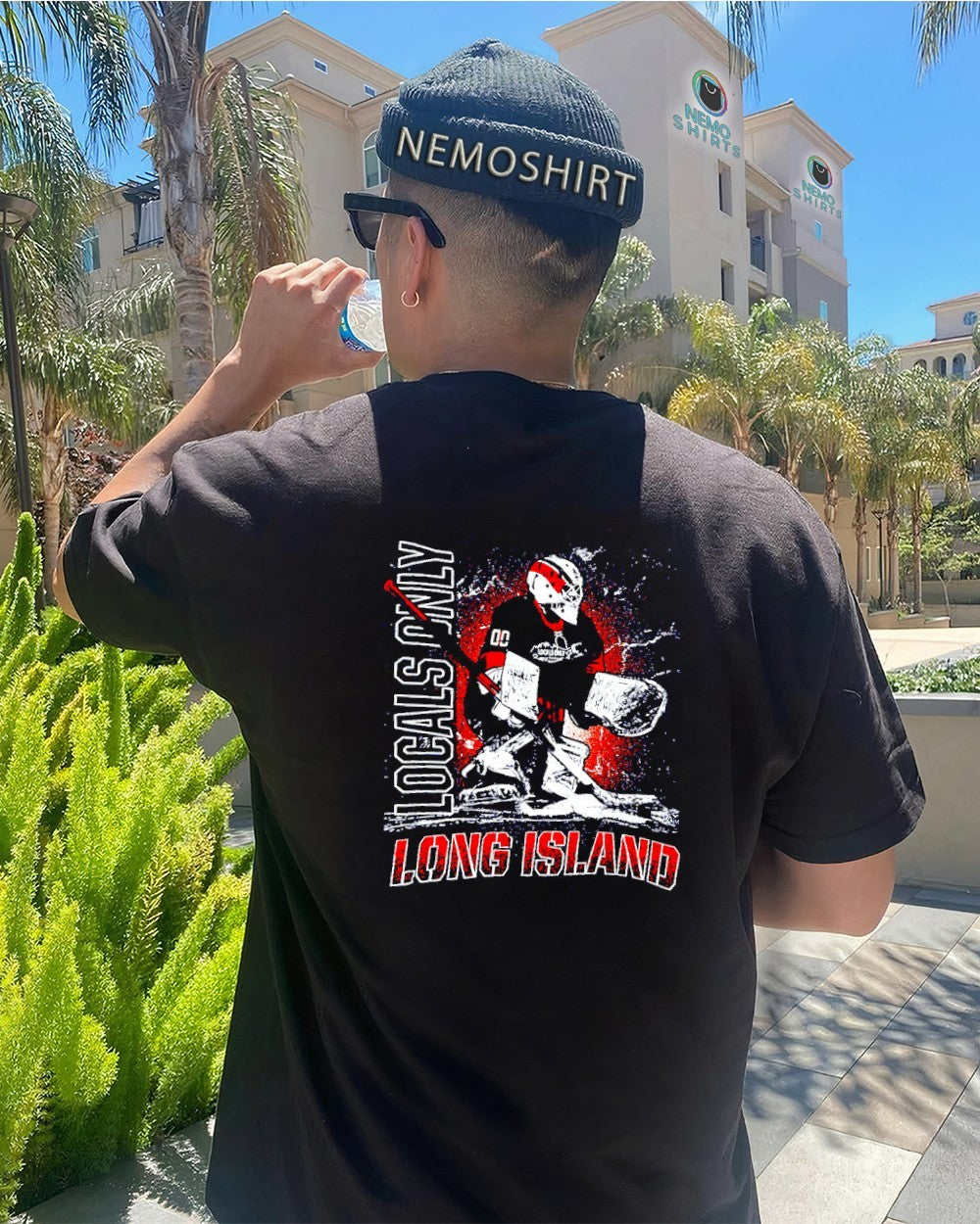 Locals only long Island Washington Capitals player - Adult & Kids T-Shirts, Sweatshirts & Hoodies apparel design preview 4