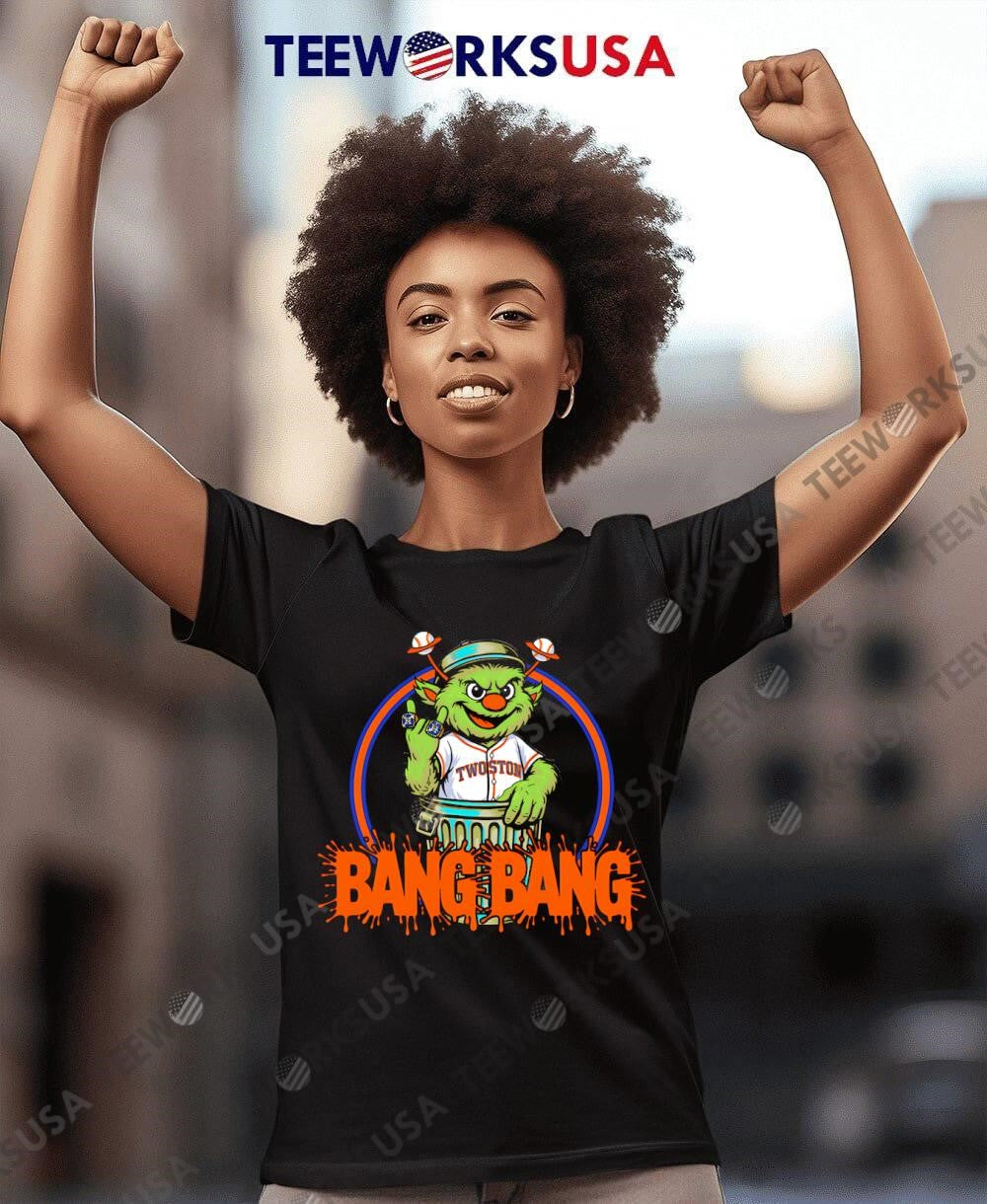 Bang Mascot Houston Astros - Adult & Kids T-Shirts, Sweatshirts & Hoodies apparel design preview 8