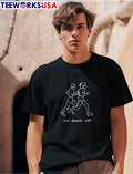 Old Death Cab Two Male And Female Joggers Running - Adult & Kids T-Shirts, Sweatshirts & Hoodies apparel design preview 1