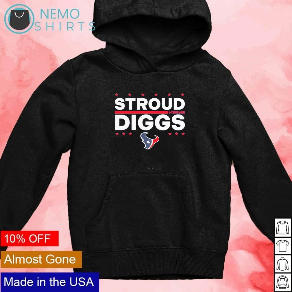 CJ Stroud and Stefon Diggs Houston Texans H-town made - Adult & Kids T-Shirts, Sweatshirts & Hoodies apparel design preview 2