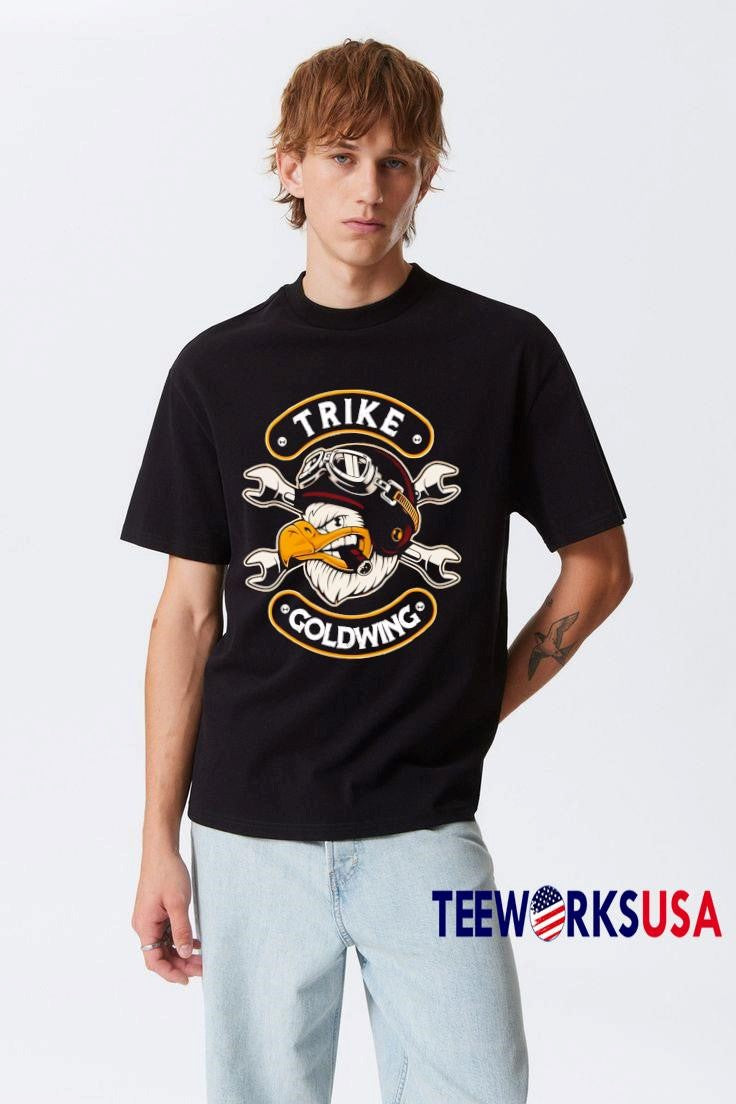 Trike Goldwing Engels logo - Adult & Kids T-Shirts, Sweatshirts & Hoodies apparel design preview 3