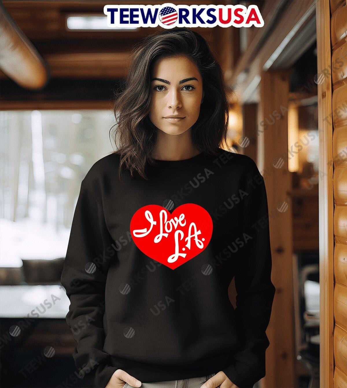 Big Bud Press Tourist I Love La - Adult & Kids T-Shirts, Sweatshirts & Hoodies apparel design preview 6