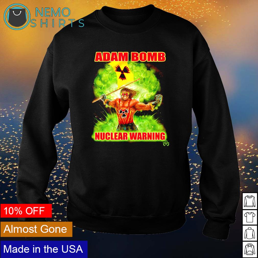 Adam Bomb Nuclear Warning - Adult & Kids T-Shirts, Sweatshirts & Hoodies apparel design preview 4