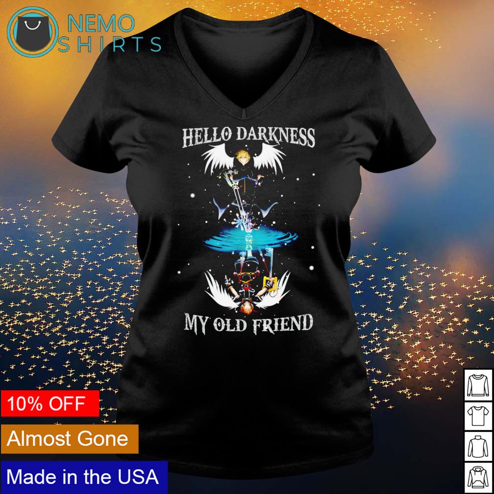 Kingdom Hearts hello darkness my old friend - Adult & Kids T-Shirts, Sweatshirts & Hoodies apparel design preview 5