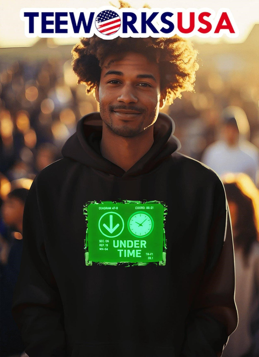 Undertime Slopper Under Time - Adult & Kids T-Shirts, Sweatshirts & Hoodies apparel design preview 2