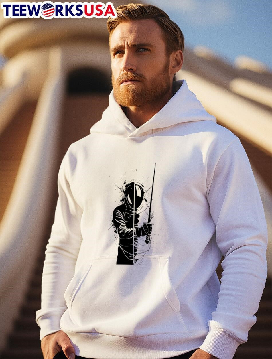 Fencing Strip swordsman - Adult & Kids T-Shirts, Sweatshirts & Hoodies apparel design preview 2