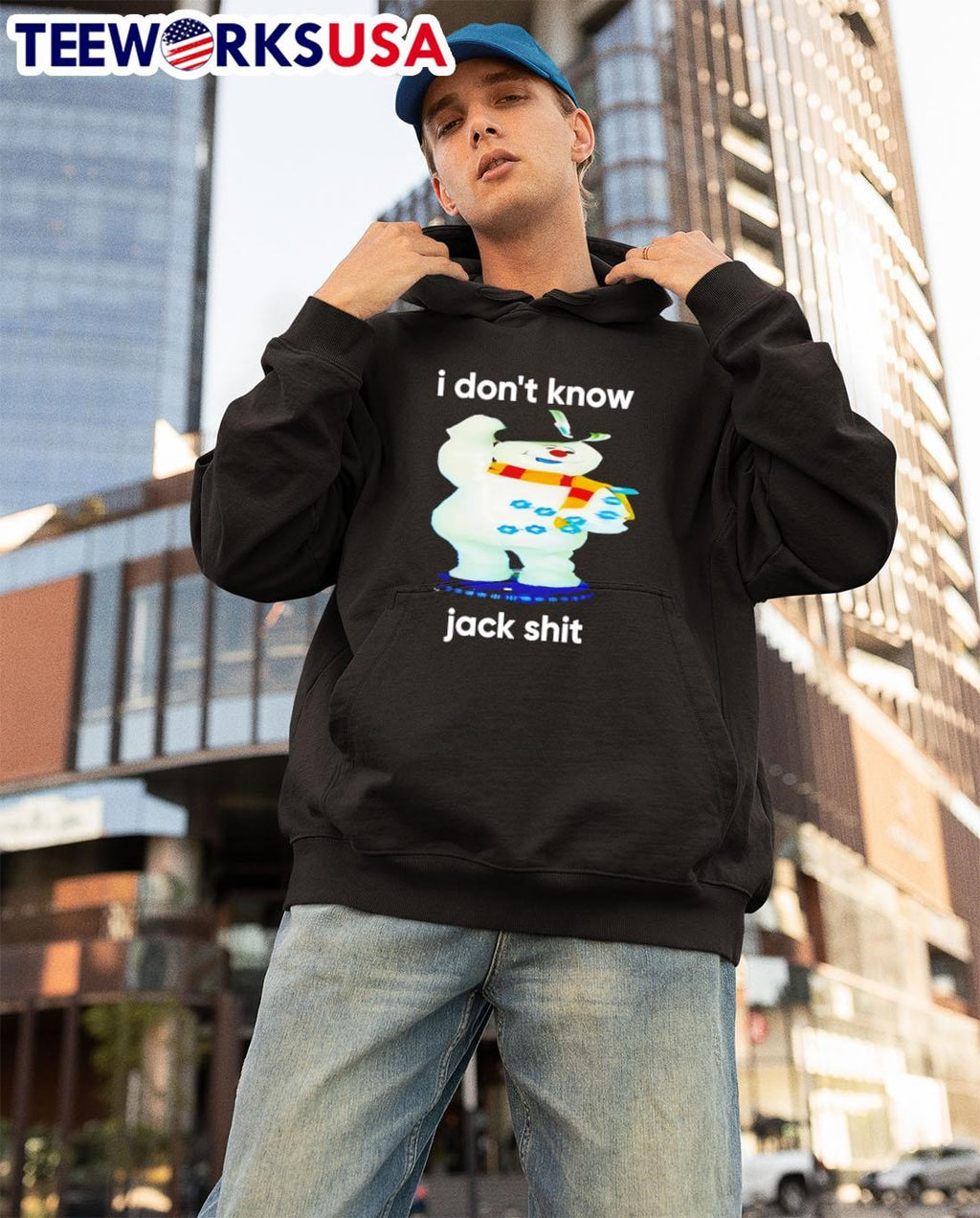I don't know Jack shit - Adult & Kids T-Shirts, Sweatshirts & Hoodies apparel design preview 3
