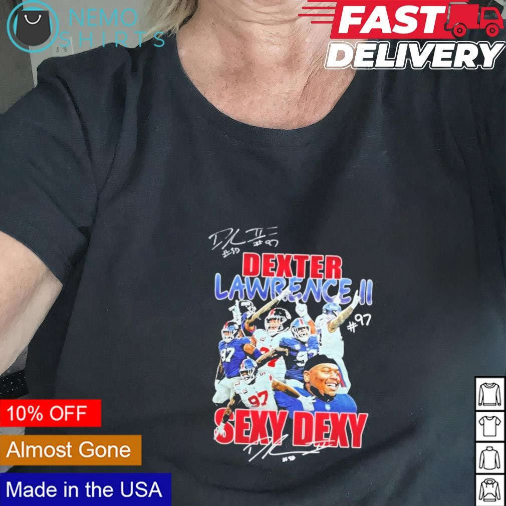 New York Giants Dexter Lawrence II 97 sexy dexy - Adult & Kids T-Shirts, Sweatshirts & Hoodies apparel design preview 2