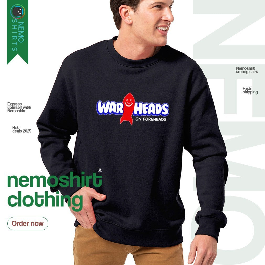 Warheads on foreheads bomb - Adult & Kids T-Shirts, Sweatshirts & Hoodies apparel design preview 4