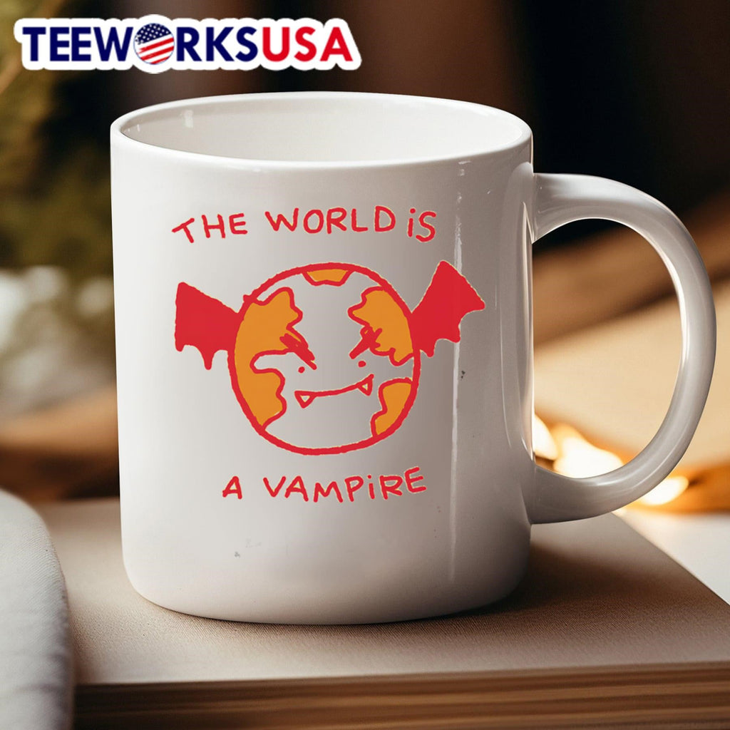 The World is a Vampire - Adult & Kids T-Shirts, Sweatshirts & Hoodies apparel design preview 4
