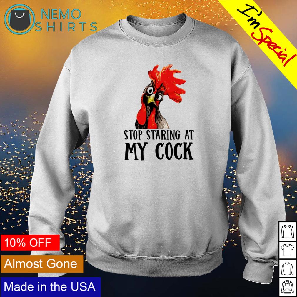 Chicken stop staring at my cook - Adult & Kids T-Shirts, Sweatshirts & Hoodies apparel design preview 4