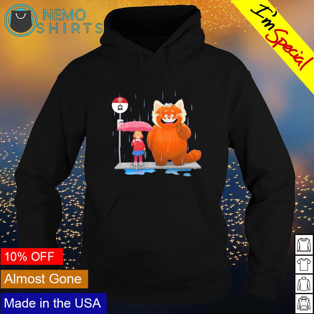 Turning Red panda bus stop - Adult & Kids T-Shirts, Sweatshirts & Hoodies apparel design preview 2
