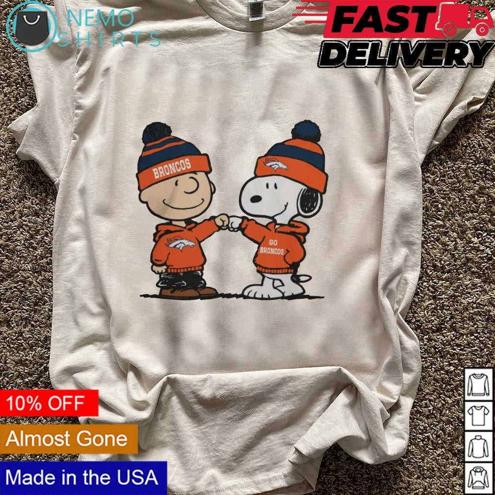 Charlie Brown and Snoopy Denver Broncos football - Adult & Kids T-Shirts, Sweatshirts & Hoodies apparel design preview 5