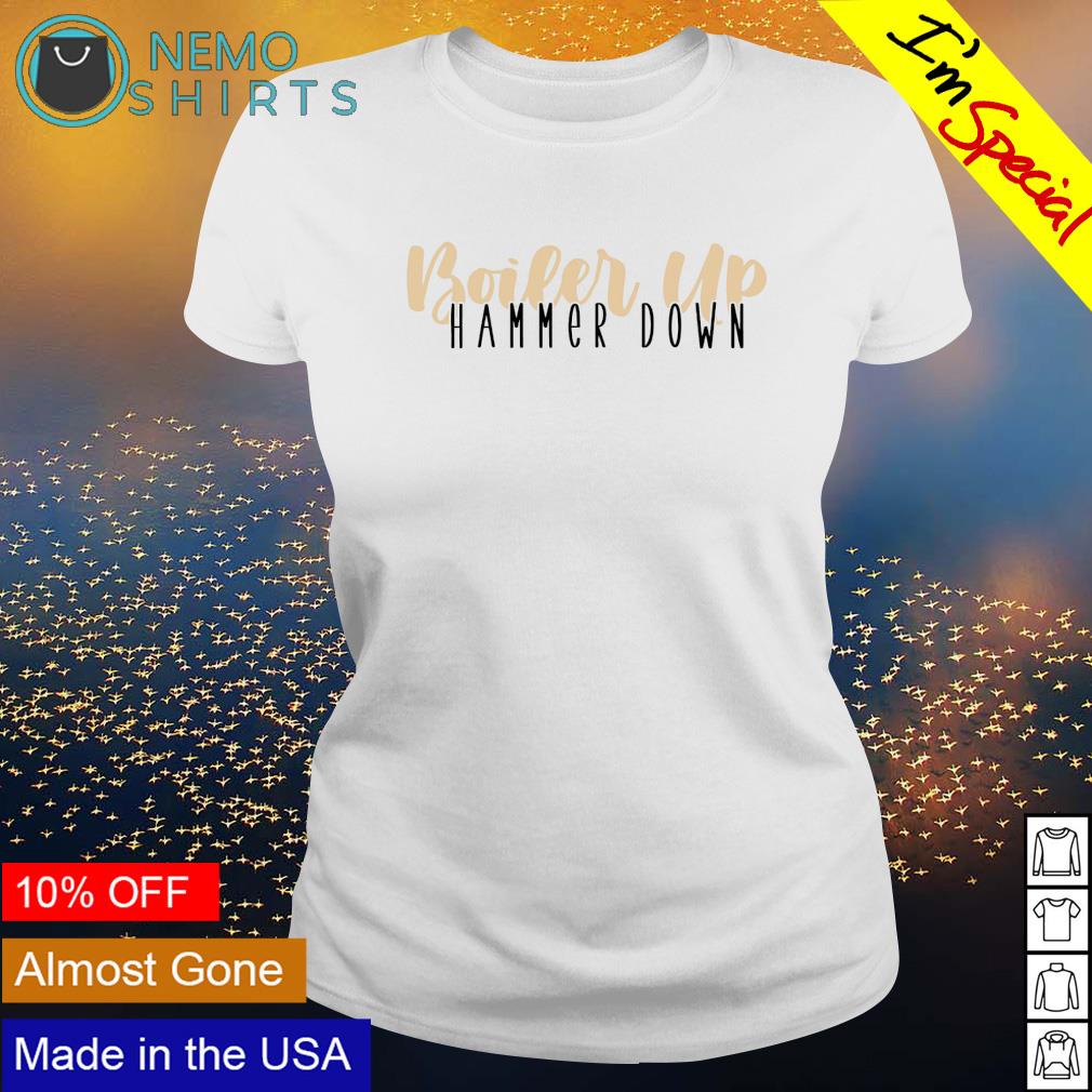 Purdue Boilermakers boiler up hammer down - Adult & Kids T-Shirts, Sweatshirts & Hoodies apparel design preview 3