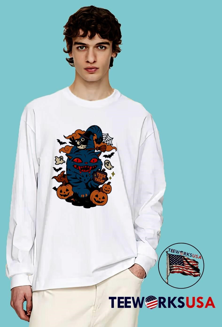 Derpy Tiger Halloween Funny Kpop Demon Hunters - Adult & Kids T-Shirts, Sweatshirts & Hoodies apparel design preview 4