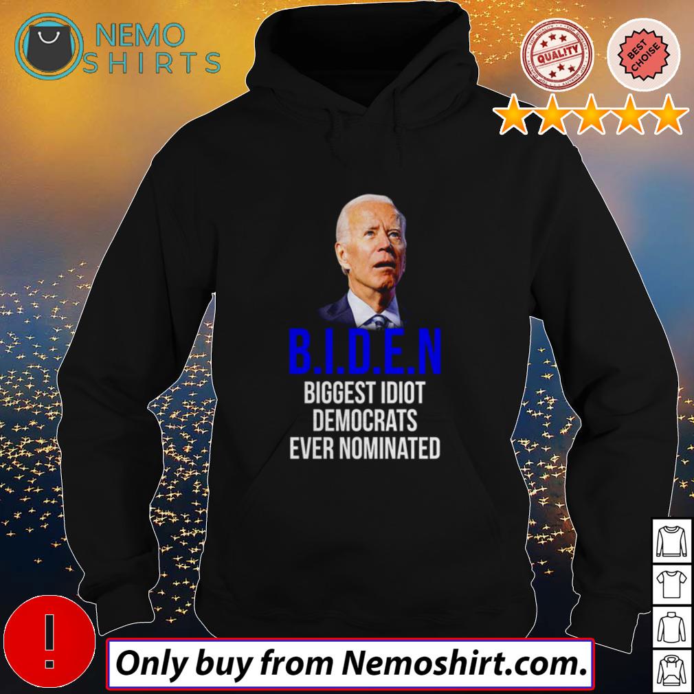 Joe Biden biggest idiot democrats ever nominated - Adult & Kids T-Shirts, Sweatshirts & Hoodies product image 2