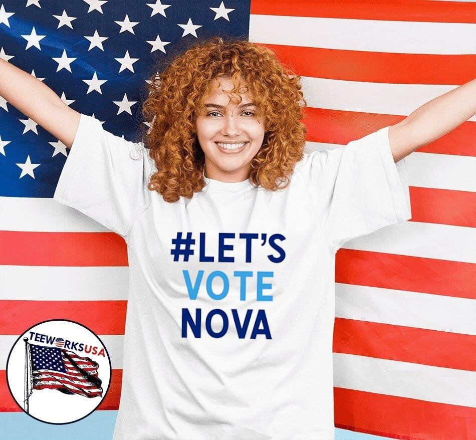 Let's vote Nova - Adult & Kids T-Shirts, Sweatshirts & Hoodies apparel design preview 4