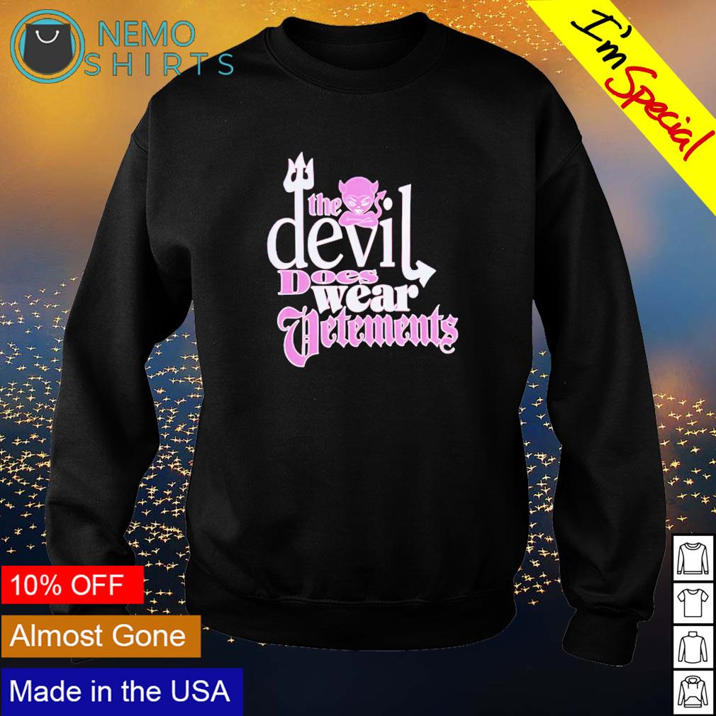 The devil does wear vetements - Adult & Kids T-Shirts, Sweatshirts & Hoodies apparel design preview 4