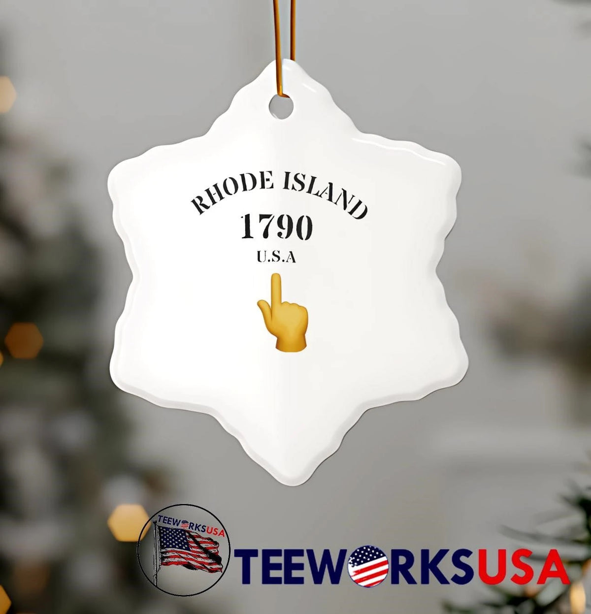 Rhode Island USA 1790 Yellow Hand Pointing Index - Adult & Kids T-Shirts, Sweatshirts & Hoodies apparel design preview 5