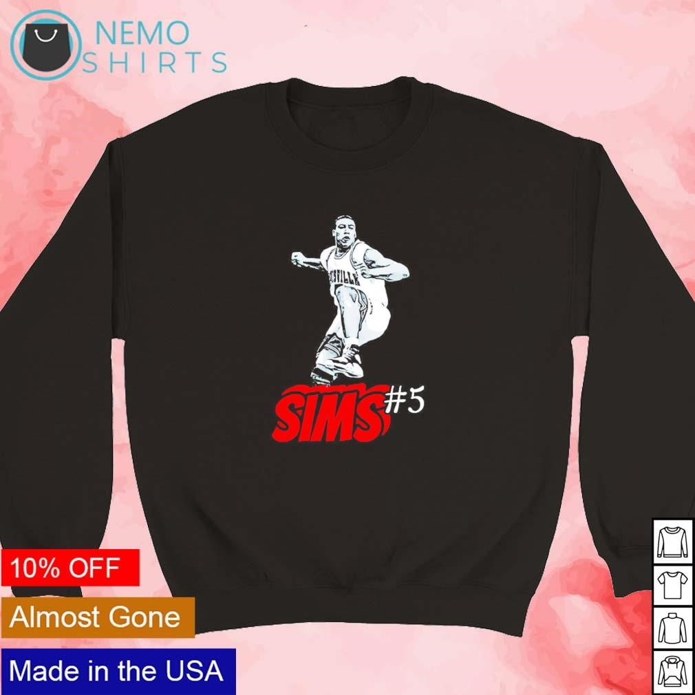 Alvin Sims no 5 - Adult & Kids T-Shirts, Sweatshirts & Hoodies apparel design preview 3