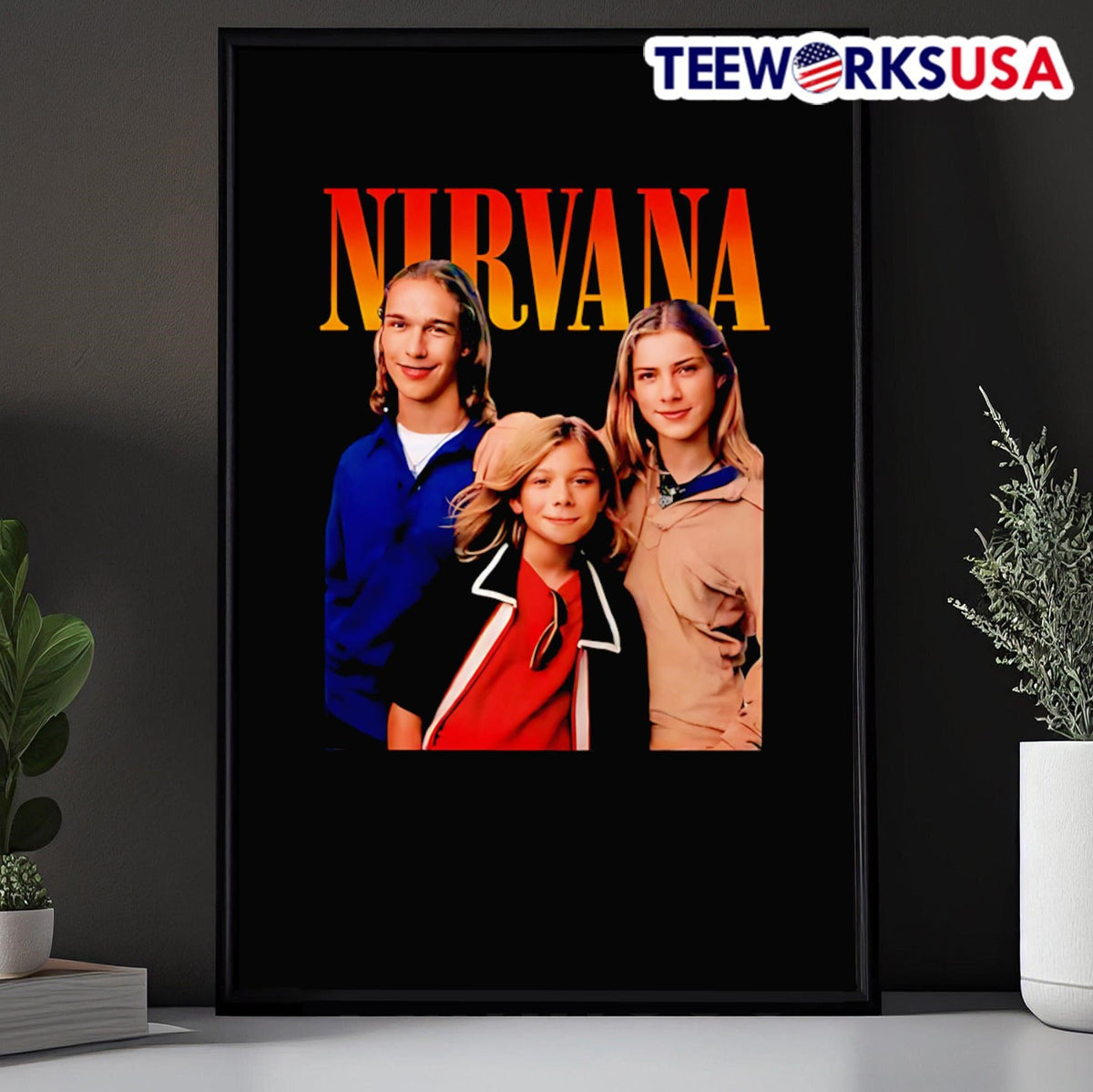 Nirvana Smells Like Hanson Bros - Adult & Kids T-Shirts, Sweatshirts & Hoodies apparel design preview 5
