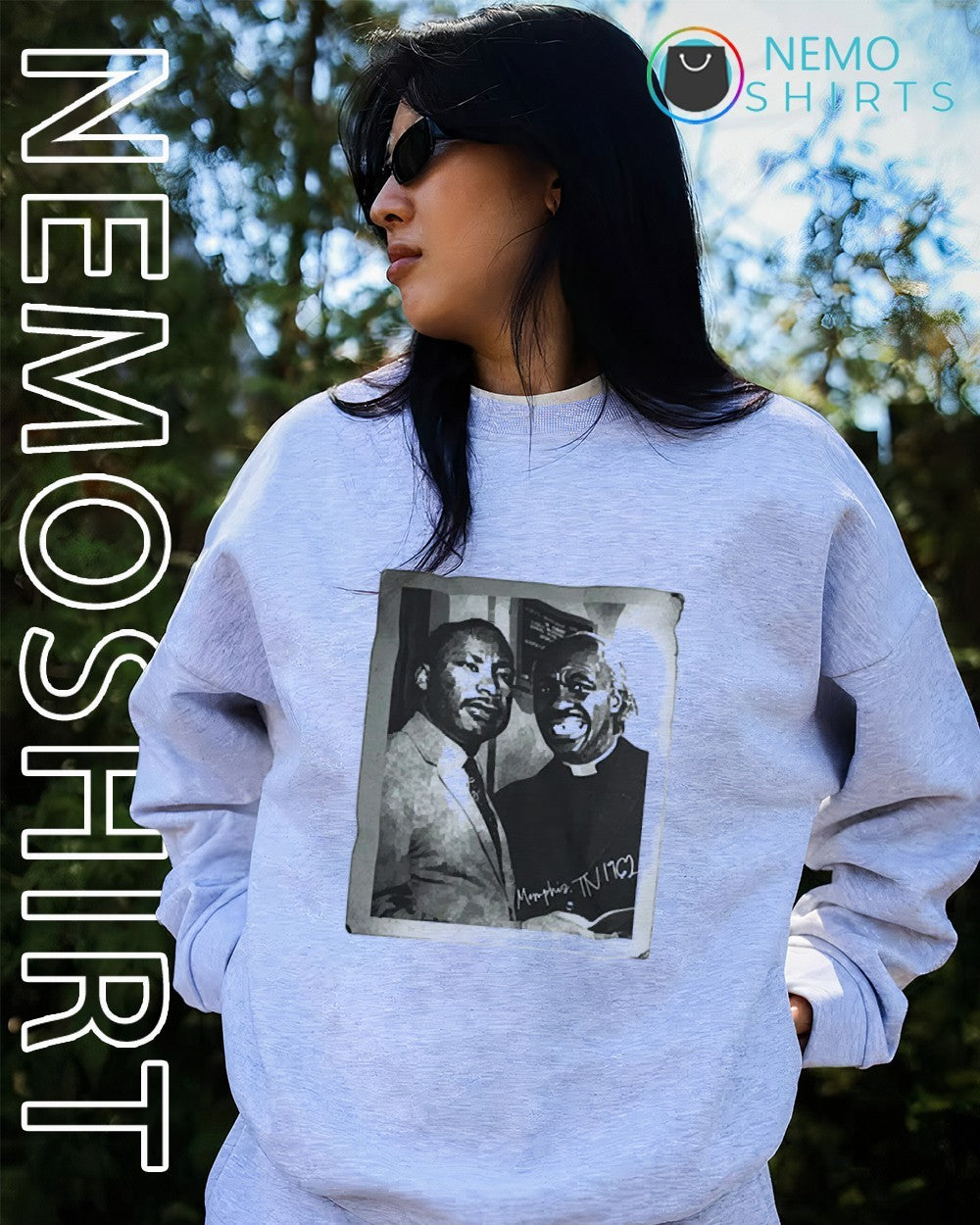 I Met Dr. King Martin Luther Jr. - Adult & Kids T-Shirts, Sweatshirts & Hoodies apparel design preview 2