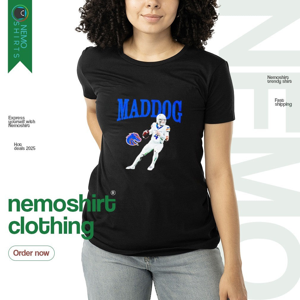 Maddog Maddux Madsen Boise State Broncos player - Adult & Kids T-Shirts, Sweatshirts & Hoodies apparel design preview 3
