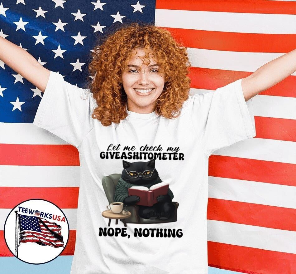 Black cat reading book let me check my - Adult & Kids T-Shirts, Sweatshirts & Hoodies apparel design preview 7