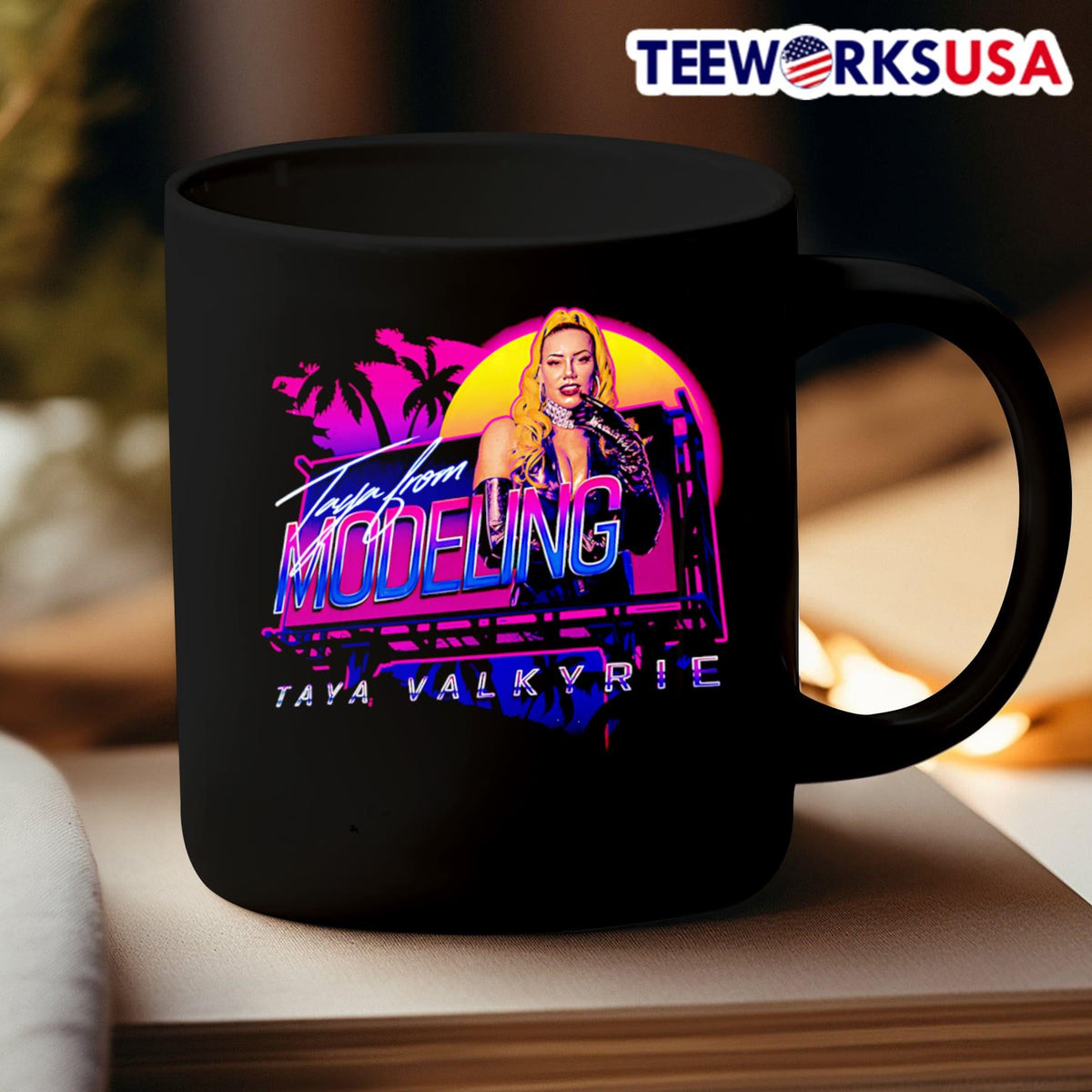 Taya Valkyrie From Modeling - Adult & Kids T-Shirts, Sweatshirts & Hoodies apparel design preview 3